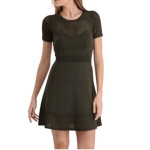 Sandro green knit dress
